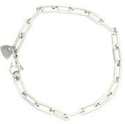 Ti2 Titanium Papierklammerarmband - Natursilber