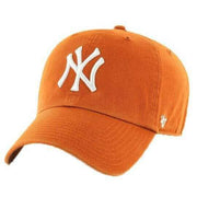 47 Brand Clean Up MLB New York Yankees Cap - Burnt Orange/White
