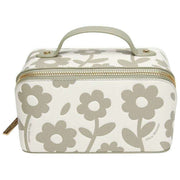 Alice Wheeler London Floral Mini Train Case - Pistachio Green