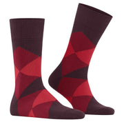 Burlington Clyde Socks - Claret Red