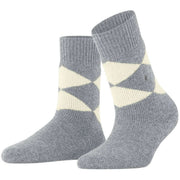 Burlington Gemütliche Slipper-Socken – Graumeliert