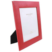 Byron and Brown Vintage Leather Photo Frame 10x8 - Red