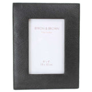 Byron and Brown Vintage Leather Photo Frame 6x4 - Black