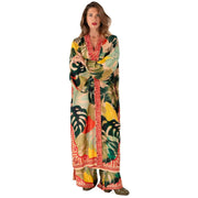 powder-exotic-leaves-kimono-gown---greenbeigeyellow-35503933