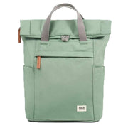 roka-finchley-a-small-recycled-canvas-backpack---frost-green-34462532