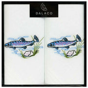 Dalaco Fish Handkerchiefs - White