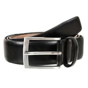 Dents Classic Leather Lined Belt - Black