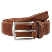 Dents Classic Leather Lined Belt - Tan