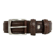Dents Heritage Lined Full-Grain Leather Belt - Brown