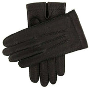 Dents Melton Heritage Peccary Leather Gloves - Black