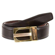 Dents Reversible Plain Leather Belt - Brown/Black