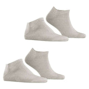 Esprit Basic Uni 2 Pack Sneaker Socks - Storm Grey