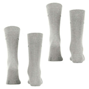 Esprit Basic Uni 2 Pack Socks - Storm Grey
