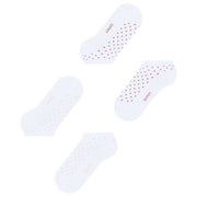 Esprit Fine Dot 2 Pack Sneaker Socks - Cream