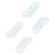 Esprit Fine Dot 2 Pack Sneaker Socks - White