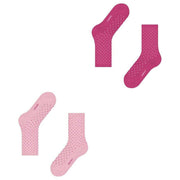 Esprit Fine Dot 2 Pack Socks - Pink