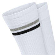 Esprit Tennis Stripe 2 Pack Socks - White-Mix