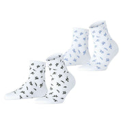 Esprit Twig 2 Pack Socks - White