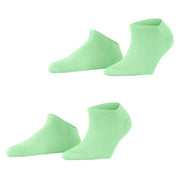 Esprit Uni 2 Pack Sneaker Socks - After Eight Green