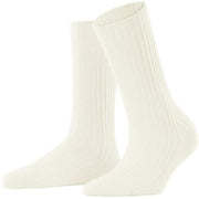 Falke Cosy Wool Boot Socks - Off White