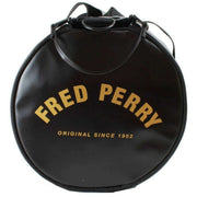Fred Perry Tonal Classic Barrel Bag - Black/Gold
