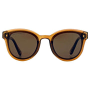 French Connection Round Sunglasses - Crystal Brown