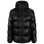 Helvetica Mountain Pioneers Summit Hooded Down Jacket - Black
