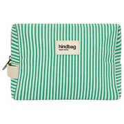 Hindbag Leon Toiletry Bag - Green Stripes
