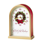 Howard Miller Carols Of Christmas 11 Tabletop Clock - Marble Red