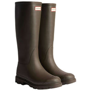 Bottes en caoutchouc isolées hautes Hunter Downpour - Brun chocolat