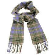 Ingles Buchan Taylor lamswollen sjaal - groen/paars/roze