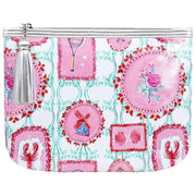 Jessica Russell Flint Hamptons Make Up Bag - Pink/Blue/White