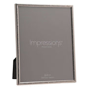 Juliana Impressions Silver Plated Twist Photo Frame 8 x 10 - Silver