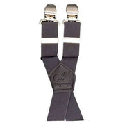 Knightsbridge Neckwear XL Plain Clip Style Braces - Grey