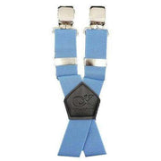 Knightsbridge Neckwear XL Plain Clip Style Braces - Sky Blue