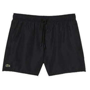Lacoste Light Quick-Dry Swim Shorts - Black/Green