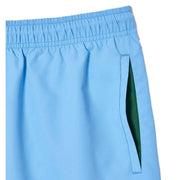 Lacoste Light Quick-Dry Swim Shorts - Bonnie Blue/Green