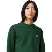Lacoste Organic Brushed Cotton Sweatshirt - Green