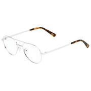 MessyWeekend Cruise Blue Light Reading Glasses - Clear/Silver