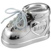 Orton West Baby Boot Money Box - Silver