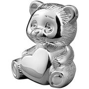 Orton West Teddy Bear Money Box - Silver