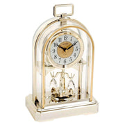 Rhythm Arched Art Deco Mantel Clock - Gold