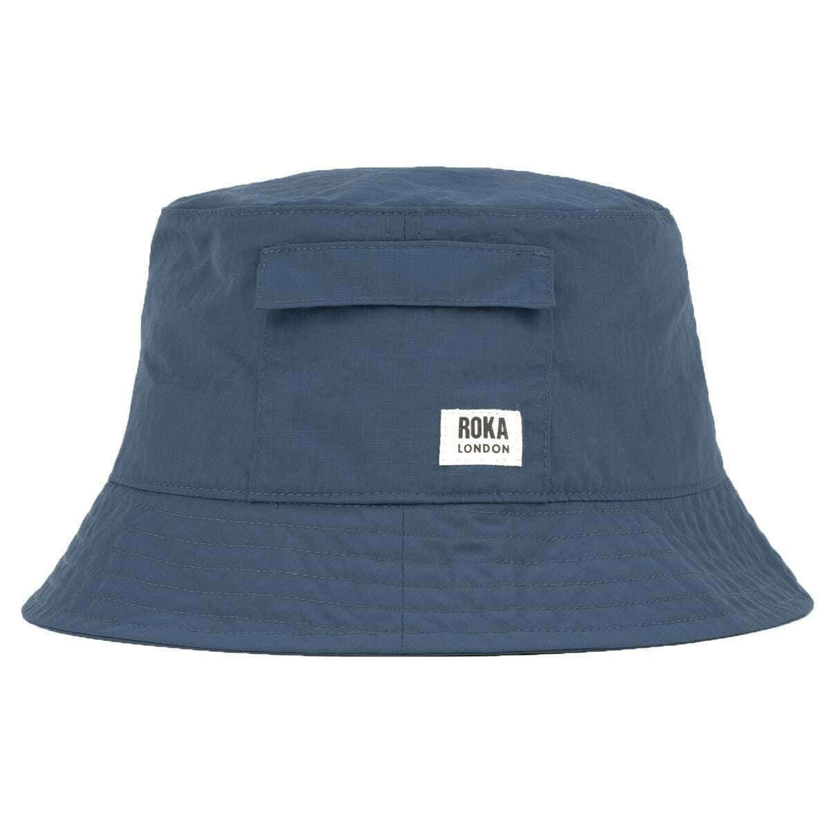 Roka Deep Blue Bedford Recycled Nylon Bucket Hat KJ Beckett roka-deep-blue-bedford-recycled-nylon-bucket-hat-kj-beckett