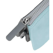Roka Carnaby Small Creative Waste Two Tone Recycled Nylon Wallet - Graphite Grey/Spearmint Blue