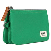 Roka Carnaby Small Recycled Canvas Wallet - Mountain Green