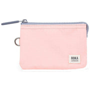 Roka Carnaby Small Recycled Nylon Ripstop Wallet - English Rose Pink
