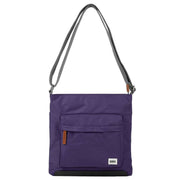 Roka Kennington B Medium Sustainable Nylon Cross Body Bag - Mulberry Purple