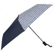 Roka Waterloo Ultra Light Small Recycled Nylon Umbrella - Denim Rain Blue/Midnight Navy