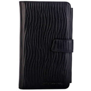 Smith and Canova Embossed Leather Card and Document Wallet - Black