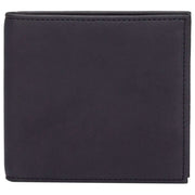 Smith and Canova Smooth Leather Bi-Fold Wallet - Black